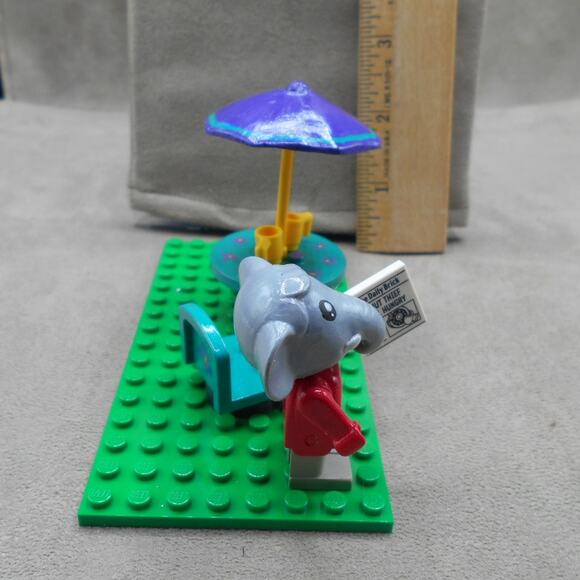 LEGO Fabuland 3601 Elton Elephant #2 Vintage 1981 Custom Paint READ - Picture 4 of 12